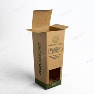 Window-cut printed boxes